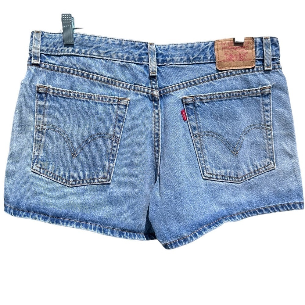 LEVI’S Vintage y2k 00’s 2002 Shorts light Wash High Waist Rise 11 Junior 8792